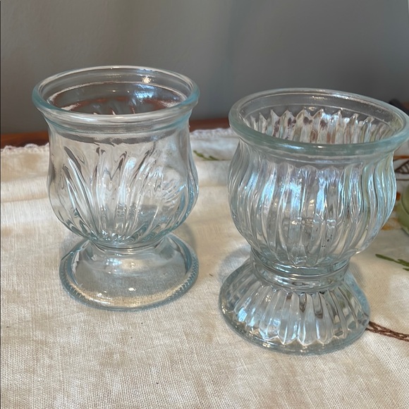 Elegant Glass Candle Holders - Picture 1 of 1